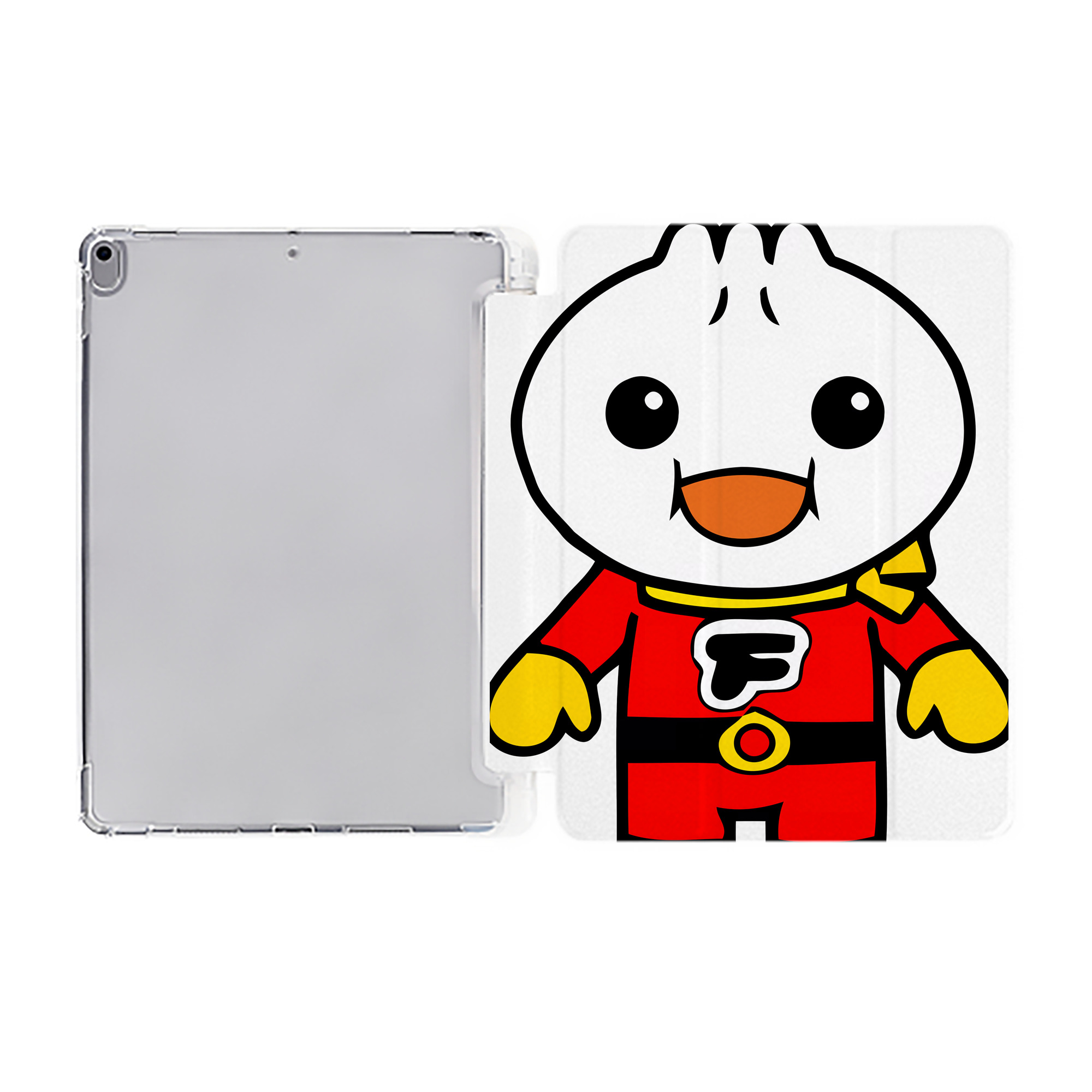 （画像用） アンパンマン Anpanman IPad ケース ペン収納付き 三つ折りスタンド PUレザー×シリコン 対応機種9.5/10.5/10.9インチ